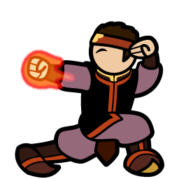 Fire Nation Aang Icon 256x256 png